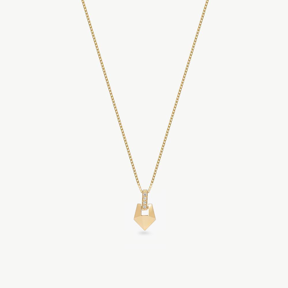 Pingente com Diamantes em Ouro Amarelo 18k - 1