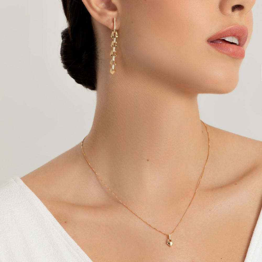 Pingente com Diamantes em Ouro Amarelo 18k - 3