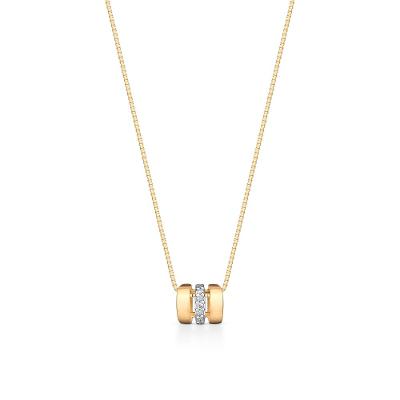 Pingente com Diamante em Ouro Amarelo 18k