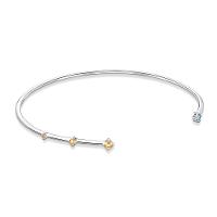 Colar Rígido com Citrino e Topázio Azul em Prata 925 - 2