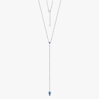 Colar Gravata com Topázio Azul em Prata 925 - 3