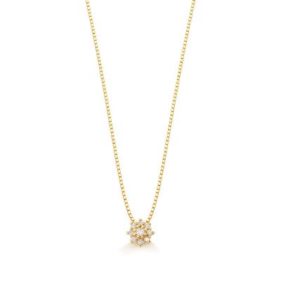 Pingente com Diamantes em Ouro Amarelo 18k