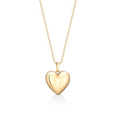 Pingente Coração em Ouro Amarelo 18k
