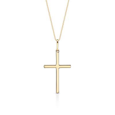 Pingente Cruz em Ouro Amarelo 18k