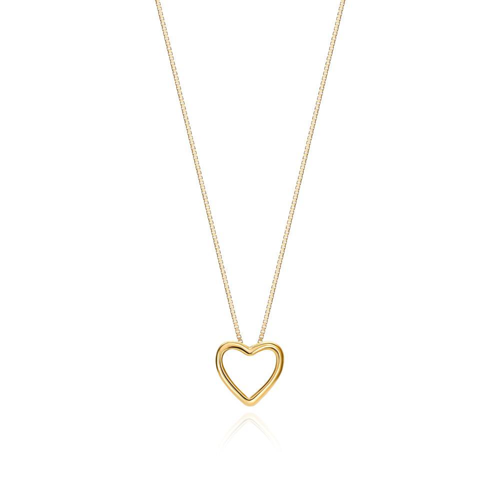 Pingente Coração em Ouro Amarelo 18k - 1