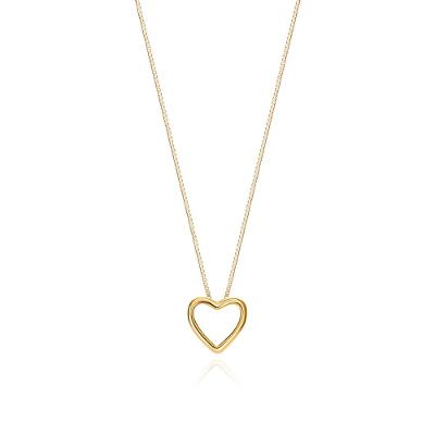 Pingente Coração em Ouro Amarelo 18k