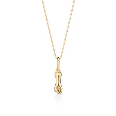 Pingente Figa em Ouro Amarelo 18k