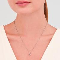 Pingente Letra Q com Diamante em Ouro Branco 18k - 3