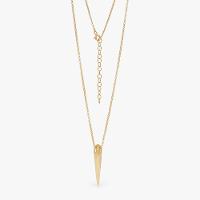 Colar Ponta em Prata 925 com Banho de Ouro Amarelo 18k - 4