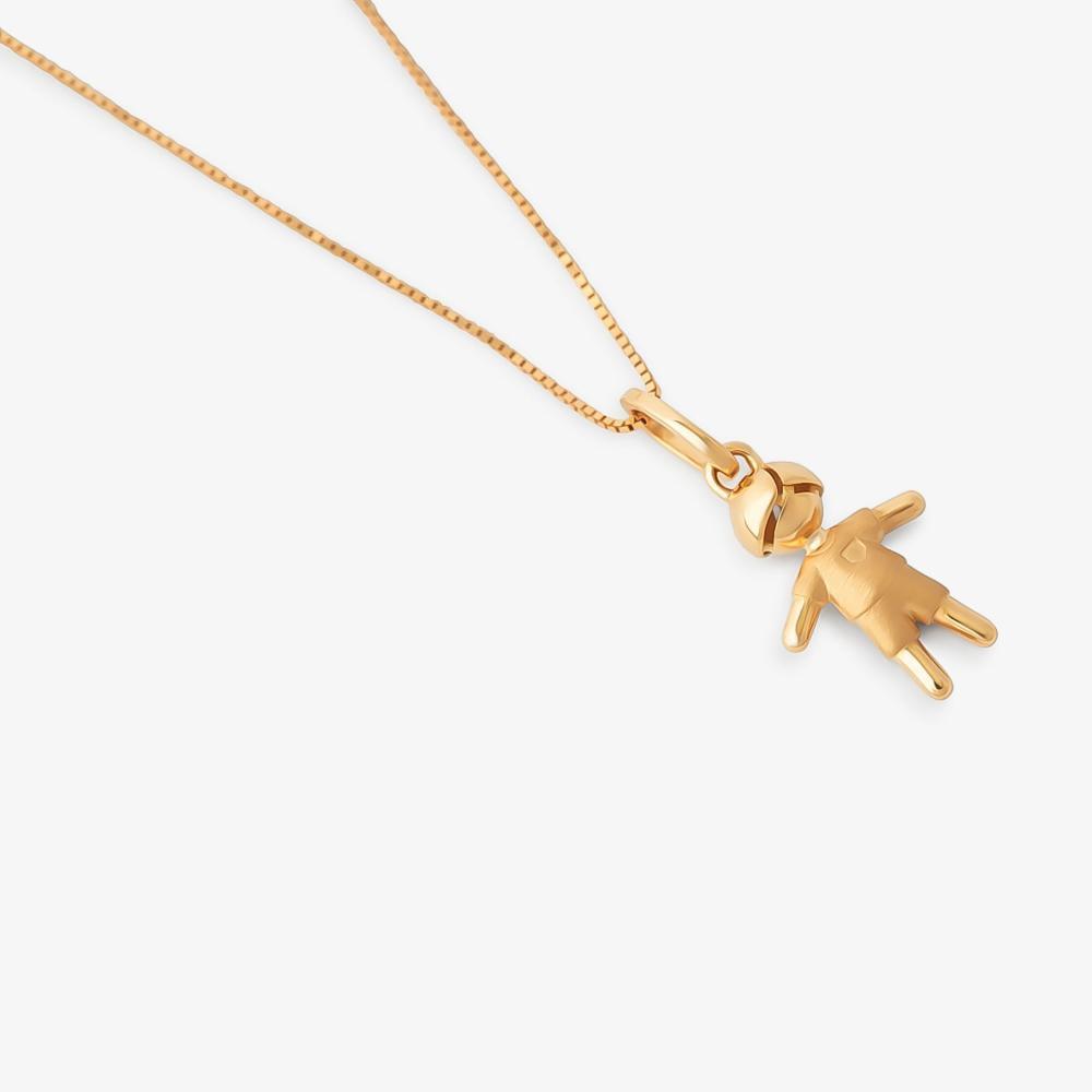 Pingente Menino em Ouro Amarelo 18k - 3