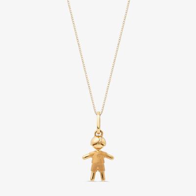 Pingente Menino em Ouro Amarelo 18k