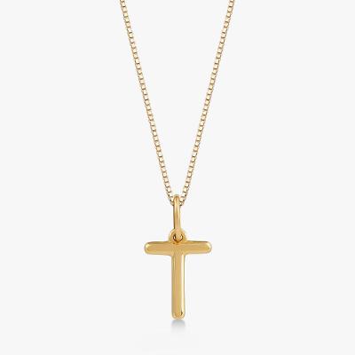 Pingente Letra T em Ouro Amarelo 18k