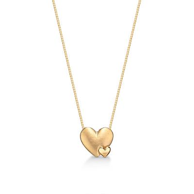 Pingente Separador Corações em Ouro Amarelo 18k