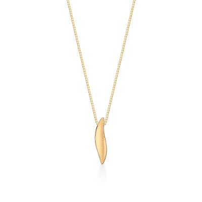 Pingente Onda em Ouro Amarelo 18k