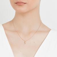 Pingente Letra S em Ouro Amarelo 18k - 2