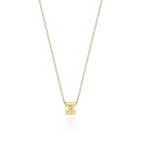 Pingente Separador com Diamante em Ouro Amarelo 18k - 1