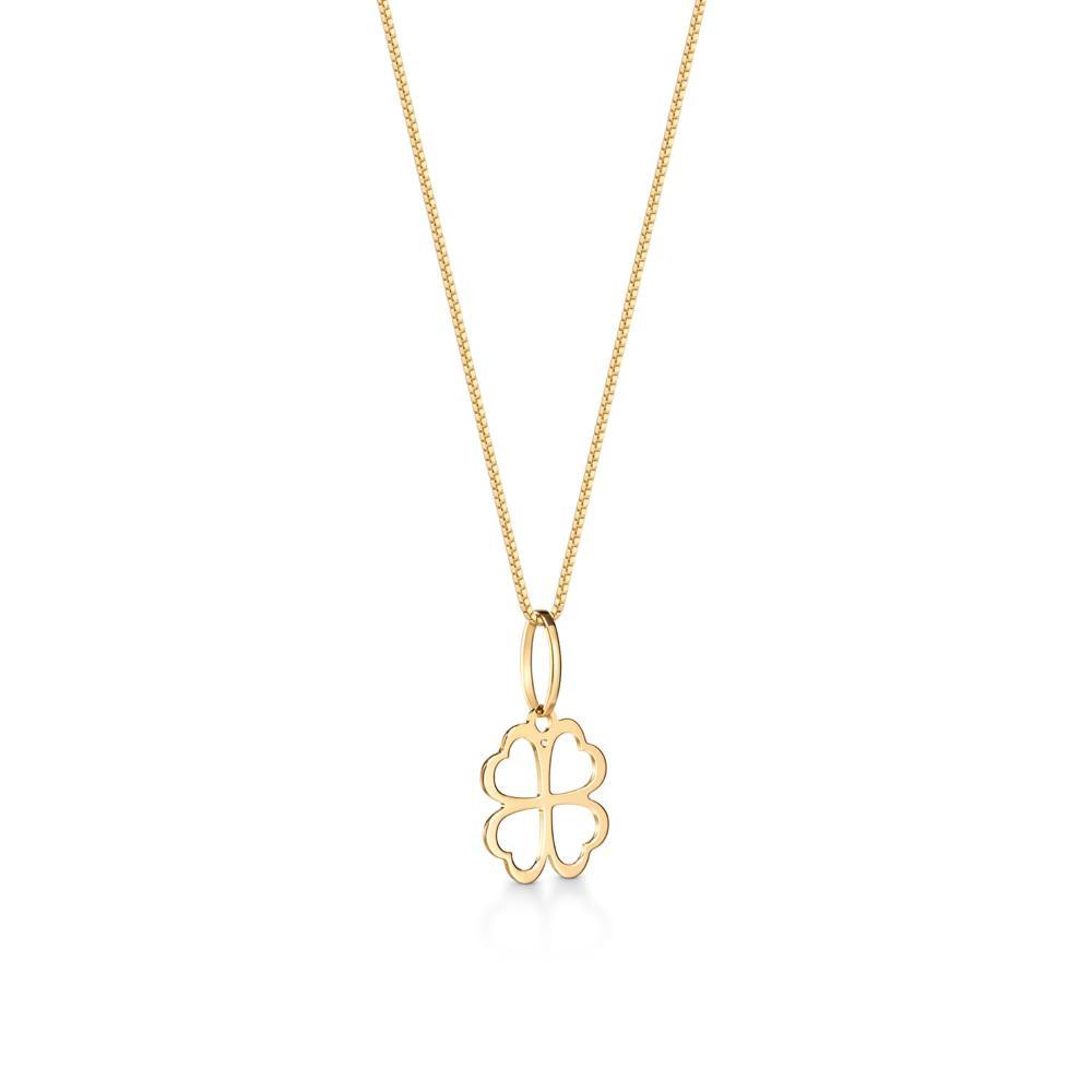 Pingente Trevo em Ouro Amarelo 18k - 2