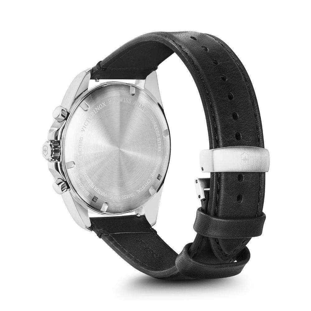 Relógio Victorinox Masculino em Couro Preto com Kit Canivete - 5