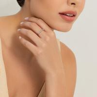 Anel com Zircônia Lilás em Prata 925 - 2