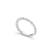 Anel Com Zircônia Em Prata 925 - 2