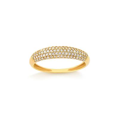 Anel com Diamante em Ouro Amarelo 18k