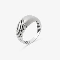 Maxi Anel com Diamantes em Ouro Branco 18k - 3