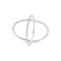 Anel em Ouro Branco com Diamante - 2