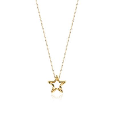 Pingente Estrela em Ouro Amarelo 18k