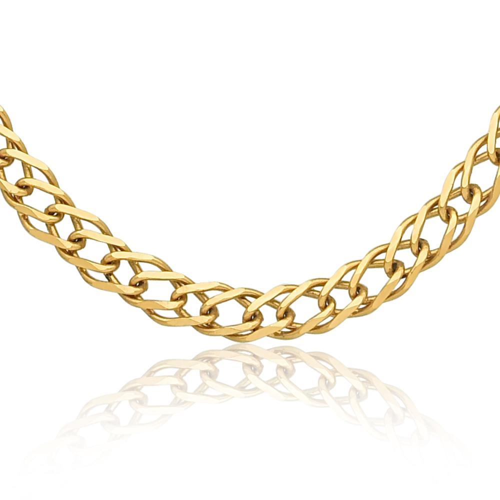 Corrente Malha Groumet em Ouro Amarelo 18k - 60 cm - 2