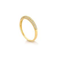 Anel com Diamante em Ouro Amarelo 18k - 4