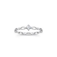 Anel com Zircônia em Prata 925 - 2