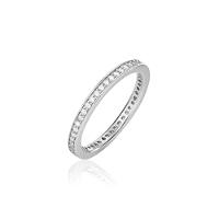 Anel com Zircônia em Prata 925 - 7