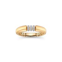 Anel com Diamante em Ouro Amarelo 18k - 1