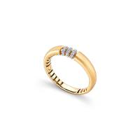 Anel com Diamante em Ouro Amarelo 18k - 3