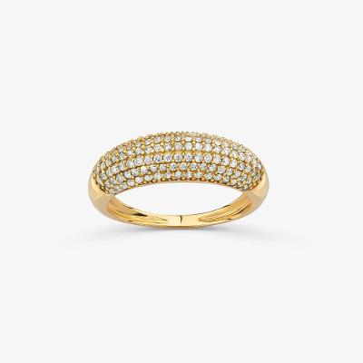 Anel com Diamante em Ouro Amarelo 18k