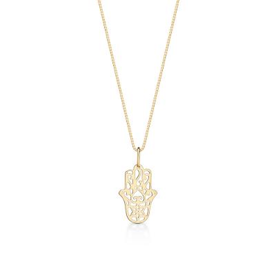 Pingente Hamsa em Ouro Amarelo 18k
