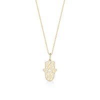 Pingente Hamsa em Ouro Amarelo 18k - 1
