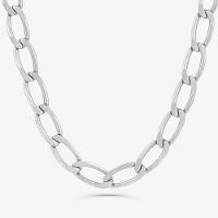 Corrente Malha Elos em Prata - 40 cm - 1