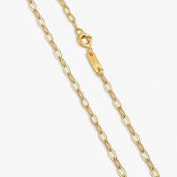 Corrente Malha Elos em Prata 925 com Banho de Ouro Amarelo 18k - 70 cm - 3