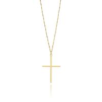 Pingente Cruz em Ouro Amarelo 18k - 1