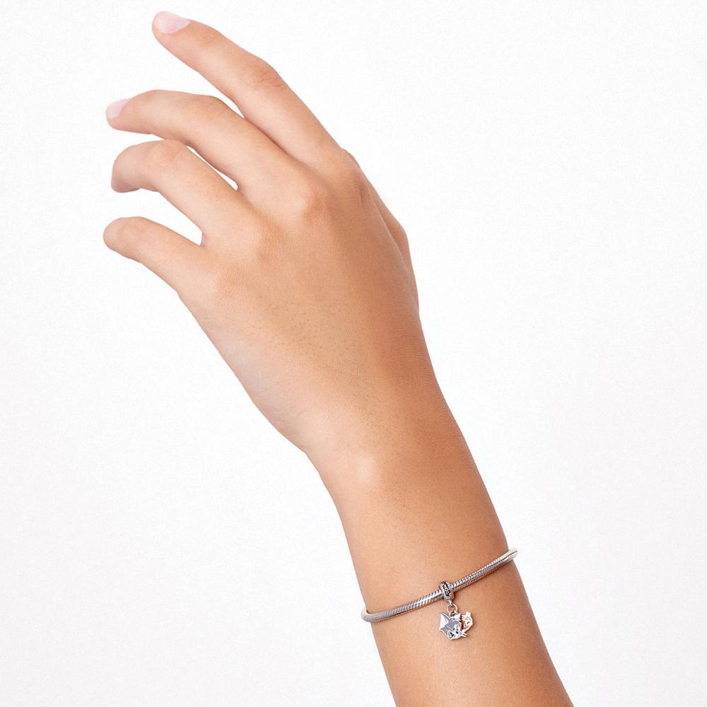 Charm Tom & Jerry em Prata 925 - 2