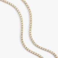 Colar Riviera em Prata 925 com Banho de Ouro Amarelo 18k - 4