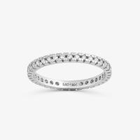 Aliança Inteira com 36 Pontos de Diamantes em Ouro Branco 18k - 18