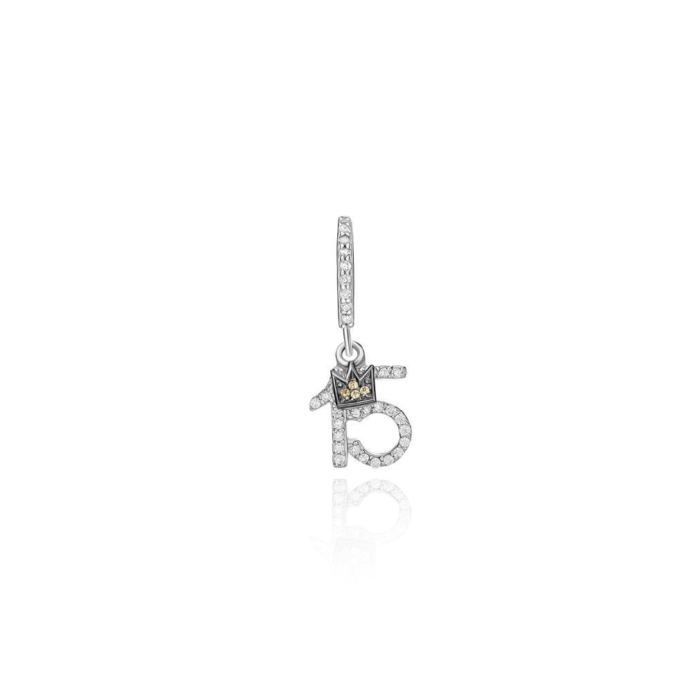 Charm 15 Anos com Zircônia em Prata 925 - 1