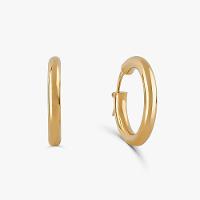 Brinco Argola Fio Redondo em Ouro Amarelo 18k - 15 mm - 1