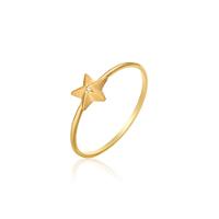 Anel Estrela em Ouro Amarelo com Diamante - 1