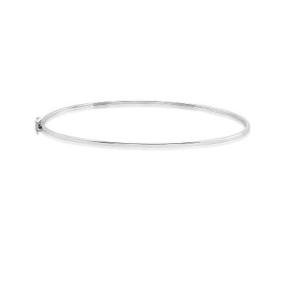Pulseira Rígida em Ouro Branco 18k