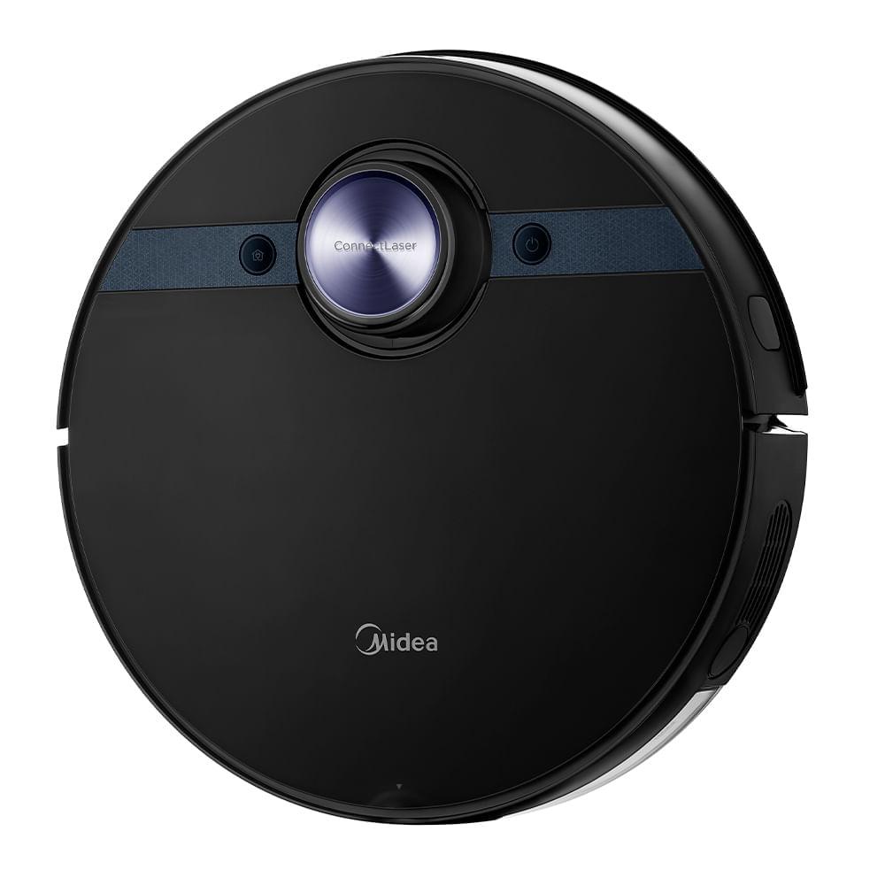 Robô Aspirador de Pó ConnectLaser M7 Passa Pano Preto Midea - 4