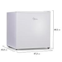 Frigobar Branco 45 Litros Midea - 5
