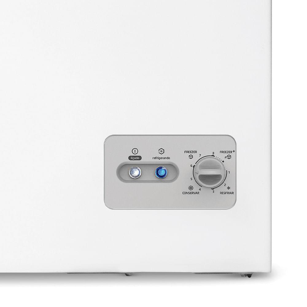 Freezer Horizontal 1 Porta 4 funções Branco 295L Midea - 6